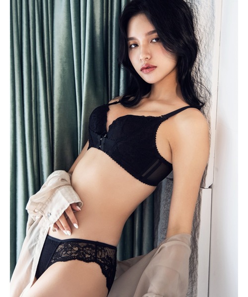 tu-hacci（ツーハッチ）の「瞬間谷間メイク！ホックで「盛り度が調節できる」バストアップブラ【育乳 ブラジャー単品】（ブラジャー・レディース・ブラック/ピンク/ワイン/カーキ/ブルーグリーン/ラベンダー・A70/A75/B65/B70/B75/C65/C70/C75/D65/D70/D75/E65/E70/E75/D80/C80/E80/B80/A80）」の15枚目の写真