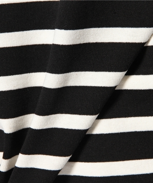 Tiara（ティアラ）の「ワイドボーダービッグリボンプルオーバー≪WEEKEND de Tiara≫（Tシャツ/カットソー・レディース・ブラック/ネイビー・9）」の8枚目の写真