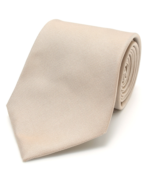 LUIGI BORRELLI(ルイジボレッリ)の「LUIGI BORRELLI / ジャカー ドソリッド 547(ネクタイ・メンズ・シルバー/ブラック/ベージュ/ネイビー・ONE SIZE)」の1枚目の写真