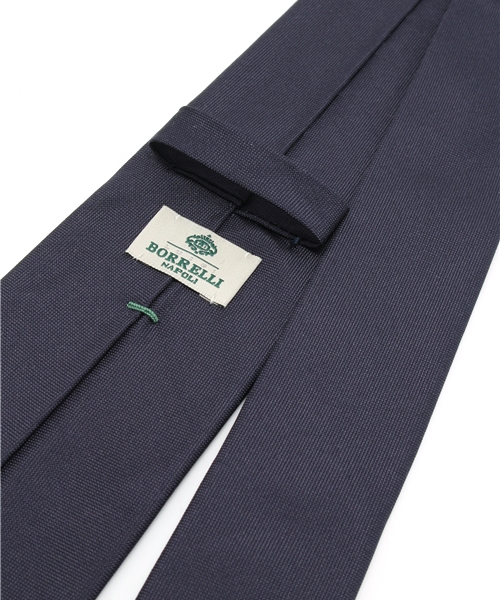 LUIGI BORRELLI(ルイジボレッリ)の「LUIGI BORRELLI / ジャカー ドソリッド 547(ネクタイ・メンズ・シルバー/ブラック/ベージュ/ネイビー・ONE SIZE)」の6枚目の写真