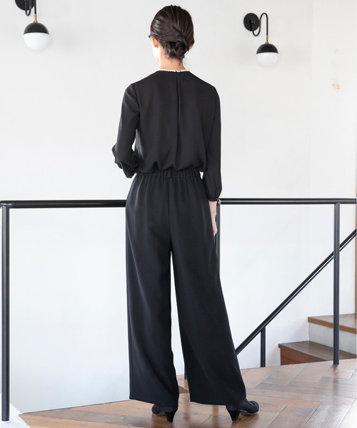 form forma（フォルムフォルマ）の「フリルブラウス（シャツ/ブラウス・レディース・ブラック/オフホワイト・9号/11号/13号）」の10枚目の写真