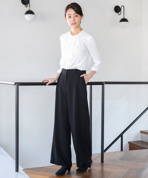 form forma（フォルムフォルマ）の「フリルブラウス（シャツ/ブラウス・レディース・ブラック/オフホワイト・9号/11号/13号）」の13枚目の写真