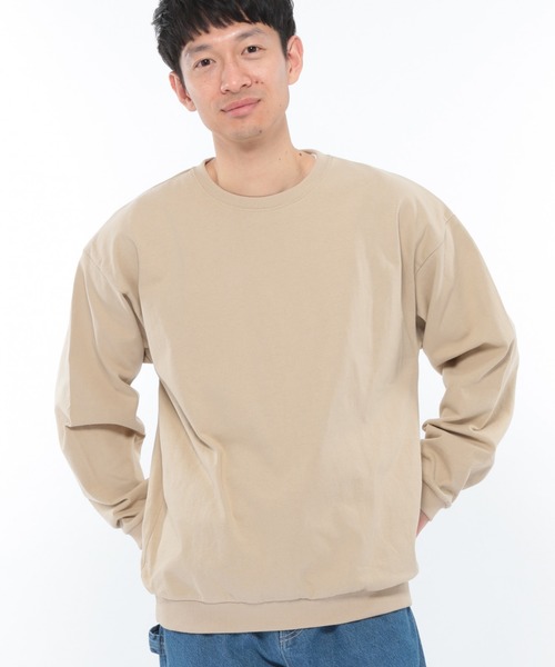 LAKOLE(ラコレ)の「USAドヅメプルオーバー / LAKOLE(Tシャツ/カットソー・メンズ・ベージュ/グレー/オフホワイト/ピンク/チャコール・MEDIUM/LARGE)」の1枚目の写真