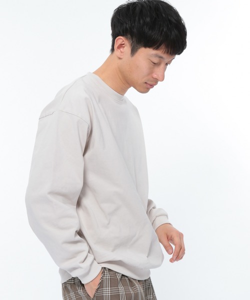 LAKOLE(ラコレ)の「USAドヅメプルオーバー / LAKOLE(Tシャツ/カットソー・メンズ・ベージュ/グレー/オフホワイト/ピンク/チャコール・MEDIUM/LARGE)」の2枚目の写真
