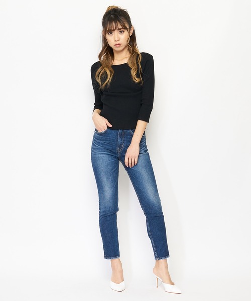 SPIRALGIRL（スパイラルガール）の「バックリボントップス（Tシャツ/カットソー・レディース・ベージュ/グリーン/ブラック・FREE）」の11枚目の写真