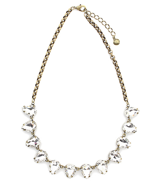 ELFORBR(エルフォーブル)の「12粒ガラスネックレス(ネックレス・レディース・クリア・FREE)」の1枚目の写真