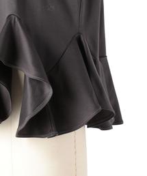 ドゥロワー DRAWER 6517-206-0627 Tシャツ Drawer（ドゥロワー）の「Drawer アシンメトリーヘムフレアショート