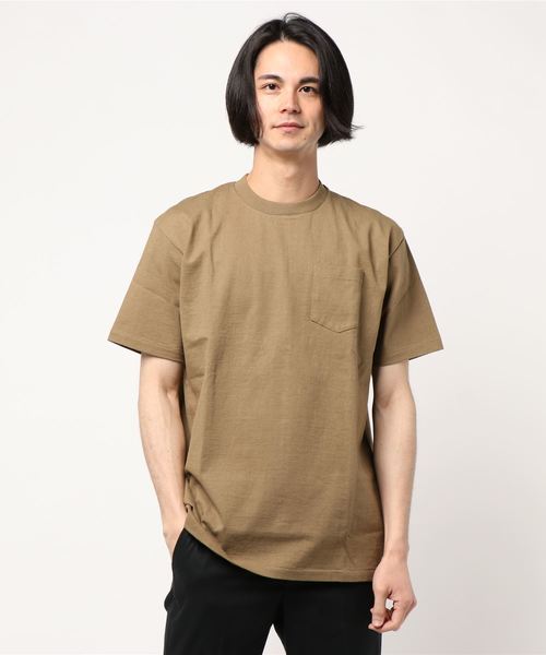 ADAM ET ROPE'（アダムエロペ）の「【ANATOMICA】POCKET TEE S/S（Tシャツ/カットソー・メンズ・ホワイト/ブラック/ダークブラウン/レッド・M/XL/S/L）」の4枚目の写真