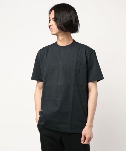 ADAM ET ROPE'（アダムエロペ）の「【ANATOMICA】POCKET TEE S/S（Tシャツ/カットソー・メンズ・ホワイト/ブラック/ダークブラウン/レッド・M/XL/S/L）」の3枚目の写真