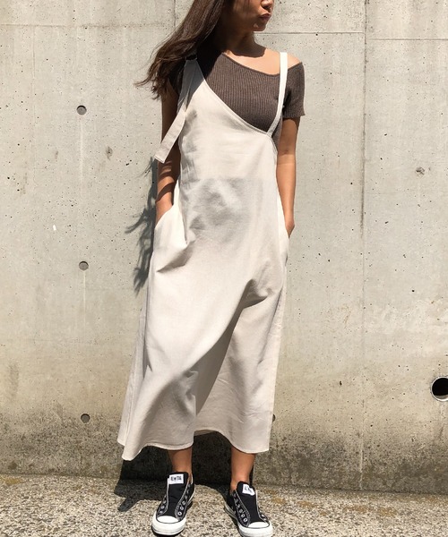 リネン混ワンショルダーワンピース ワンピース Mejane ミージェーン のファッション通販 Zozotown