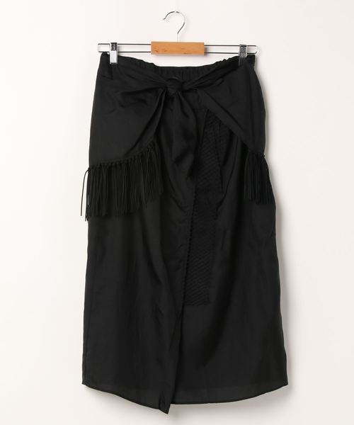 PONTI（ポンティ）の「【PONTI】CUPRA SHANTUNG SKIRT / ポンティ 