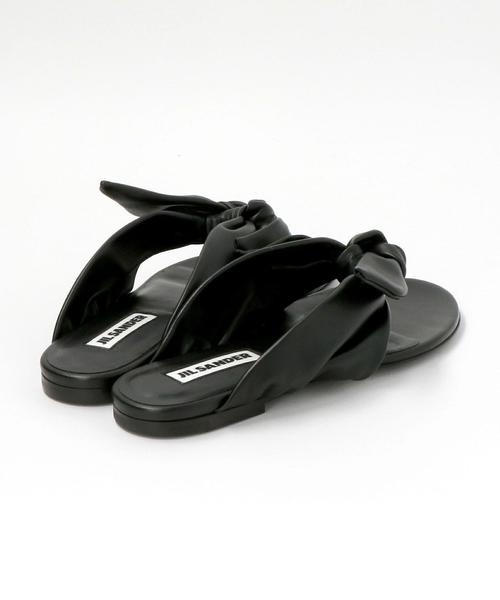 Drawer（ドゥロワー）の「〈JIL SANDER ( ジル・サンダ-)〉BOW SANDAL 