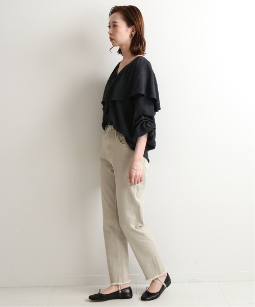 IENA（イエナ）の「【THE IRON/アイロン】 RUFFLED ジャガード