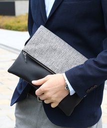 THE SHOP TK （ザ ショップ ティーケー ）の「レザー調2WAYクラッチ/サコッシュ/結婚式、セレモニー、パーティー、ドレス、フォーマル（ショルダーバッグ・メンズ）」