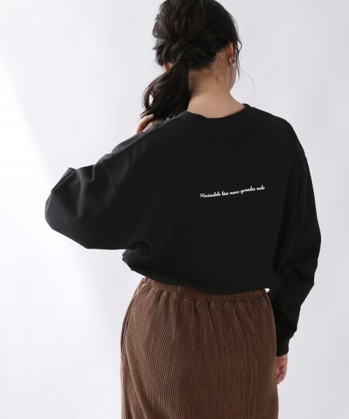 LOWRYS FARM（ローリーズファーム）の「ロゴプリントＴＥＥＬＳ　894820（Tシャツ/カットソー・レディース・ホワイト/ブラック/グリーン・FREE）」の3枚目の写真