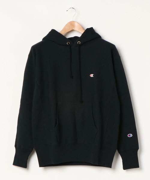 Champion(チャンピオン)の「【Champion】リバースウィーブスウェットパーカー(パーカー・メンズ・ホワイト/ブラック・M/L)」の2枚目の写真