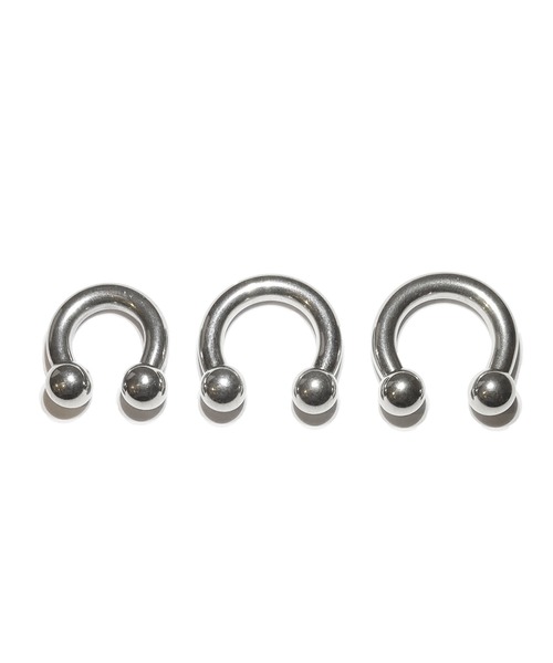 MORPH(モルフ)の「MORPH モルフ CCB ボディーピアス 6ゲージ 10mm~16mm(ピアス(片耳用)・メンズ・シルバー・12/14/16/10)」の2枚目の写真