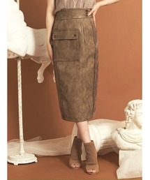 Darich | レザーコンビミディアムスカート(スカート)