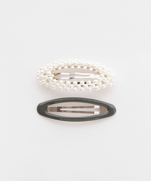 WEGO(ウィゴー)の「WEGO/【2点セット】パールセットヘアピン(ヘアピン・レディース・パープル/ブラウン/キャメル/カーキ・FREE)」の7枚目の写真