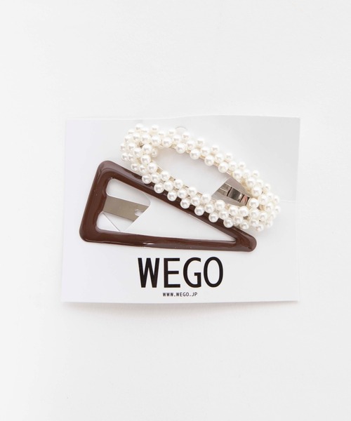WEGO(ウィゴー)の「WEGO/【2点セット】パールセットヘアピン(ヘアピン・レディース・パープル/ブラウン/キャメル/カーキ・FREE)」の9枚目の写真