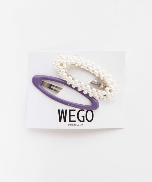 WEGO(ウィゴー)の「WEGO/【2点セット】パールセットヘアピン(ヘアピン・レディース・パープル/ブラウン/キャメル/カーキ・FREE)」の12枚目の写真