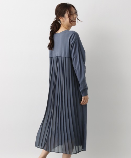 セール ソフトタッチ後ろプリーツワンピース 2409 ワンピース Global Work グローバルワーク のファッション通販 Zozotown