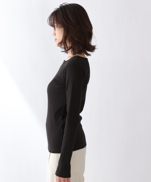 LOWRYS FARM(ローリーズファーム)の「オーガニックタイトLS 895474(Tシャツ/カットソー・レディース・ホワイト/ブラック/グリーン/イエロー/グリーン系その他・MEDIUM/LARGE)」の11枚目の写真