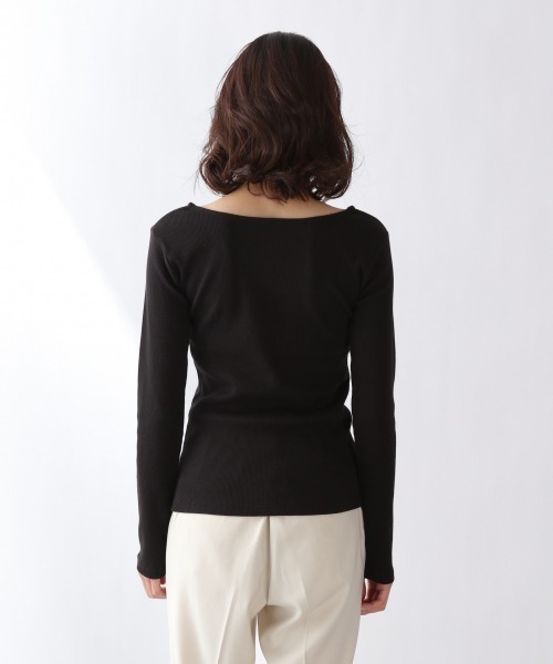 LOWRYS FARM(ローリーズファーム)の「オーガニックタイトLS 895474(Tシャツ/カットソー・レディース・ホワイト/ブラック/グリーン/イエロー/グリーン系その他・MEDIUM/LARGE)」の12枚目の写真