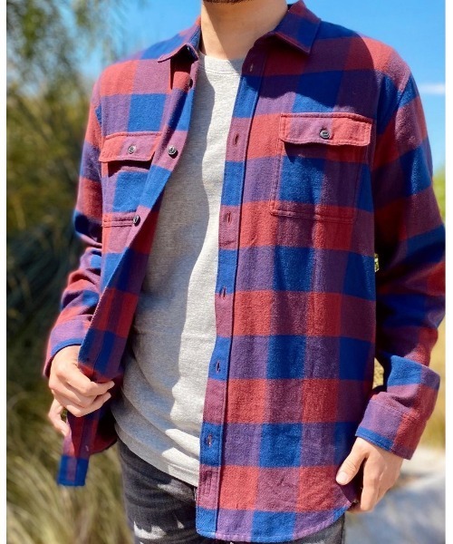 セール】GABRIEL/Red＆Navy（シャツ/ブラウス 