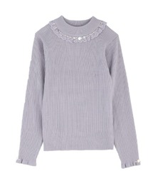 axes femme | バラボトルネックリブPO(Tシャツ/カットソー)