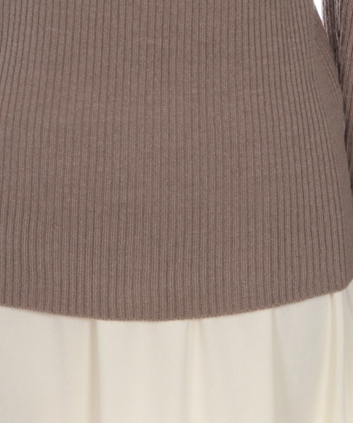 axes femme（アクシーズファム）の「バラボトルネックリブPO（Tシャツ/カットソー・レディース・モカ/キナリ/ワイン/ダークグリーン/ブラック/ラベンダー・MEDIUM）」の9枚目の写真