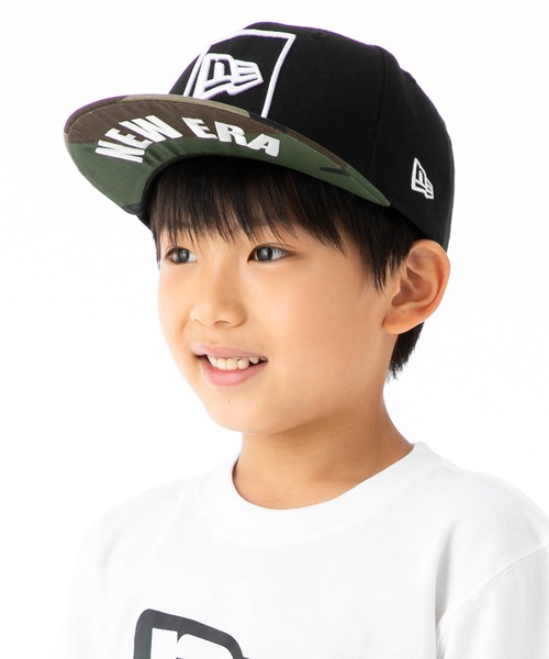 セール ニューエラ 別注 キャップ キッズ アンダーバイザー フラッグロゴ キャップ New Era ニューエラ のファッション通販 Zozotown