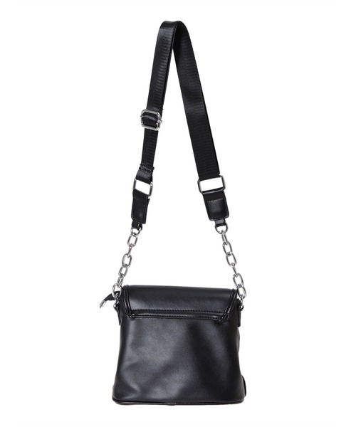 fifth calin（フィフスカラン）の「フェイクレザーチェーンショルダーバッグ（ショルダーバッグ・レディース・ブラック・FREE）」の12枚目の写真