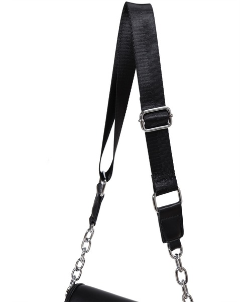 fifth calin（フィフスカラン）の「フェイクレザーチェーンショルダーバッグ（ショルダーバッグ・レディース・ブラック・FREE）」の11枚目の写真