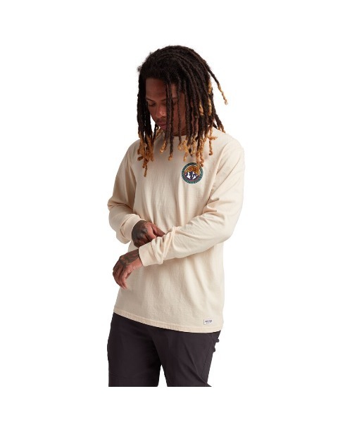 BURTON（バートン）の「オーガーニックコットン 長袖 ロングスリーブ Tシャツ（Tシャツ/カットソー・メンズ・パープル/アイボリー/ダークグレー・S/M/L/XL/XS）」の2枚目の写真