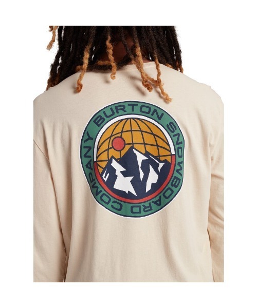 BURTON（バートン）の「オーガーニックコットン 長袖 ロングスリーブ Tシャツ（Tシャツ/カットソー・メンズ・パープル/アイボリー/ダークグレー・S/M/L/XL/XS）」の5枚目の写真