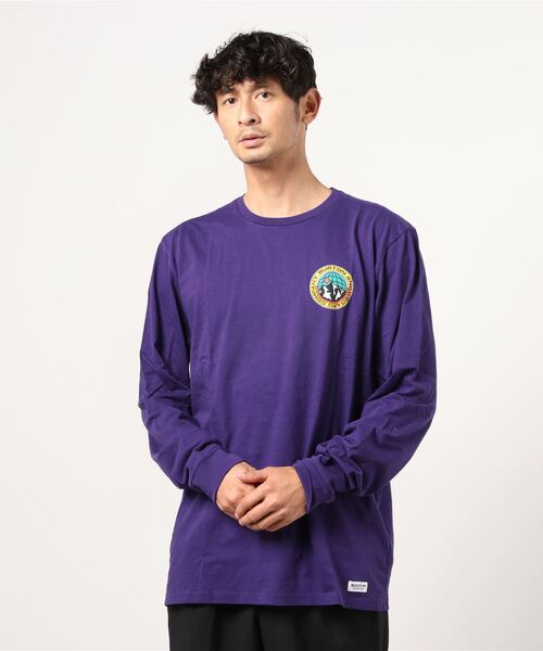 BURTON（バートン）の「オーガーニックコットン 長袖 ロングスリーブ Tシャツ（Tシャツ/カットソー・メンズ・パープル/アイボリー/ダークグレー・S/M/L/XL/XS）」の15枚目の写真