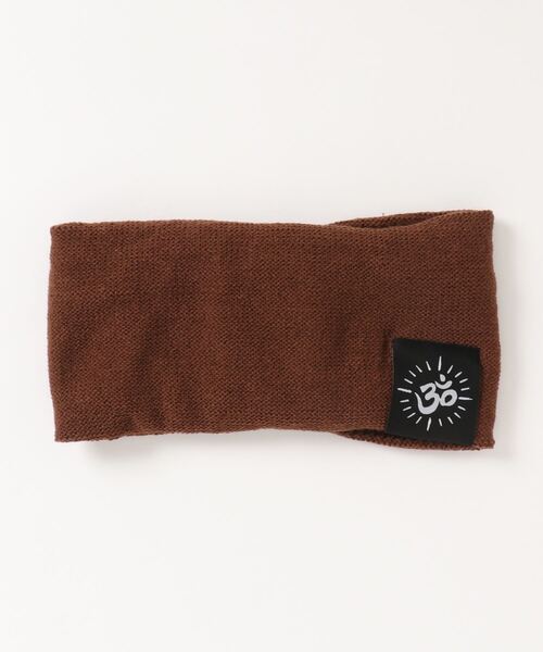チャイハネ(チャイハネ)の「【チャイハネ】オームラベルニットヘアバンド(ヘアバンド・メンズ・ブラック/ベージュ/ネイビー/ブラウン/グリーン/マスタード/グレー/ターコイズブルー/キャメル・FREE)」の3枚目の写真