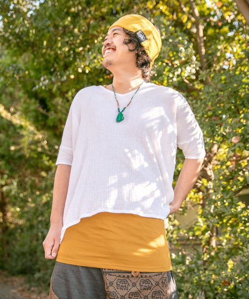 チャイハネ(チャイハネ)の「【チャイハネ】オームラベルニットヘアバンド(ヘアバンド・メンズ・ブラック/ベージュ/ネイビー/ブラウン/グリーン/マスタード/グレー/ターコイズブルー/キャメル・FREE)」の11枚目の写真