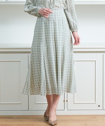 ANAYI | バードプリントフレア スカート(スカート)