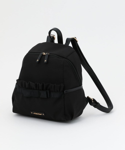 MISCH MASCH(ミッシュマッシュ)の「バイカラーリボンリュック(バックパック/リュック・レディース・ベージュ/ブラック/ラベンダー・FREE)」の11枚目の写真