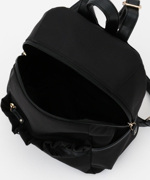 MISCH MASCH(ミッシュマッシュ)の「バイカラーリボンリュック(バックパック/リュック・レディース・ベージュ/ブラック/ラベンダー・FREE)」の6枚目の写真