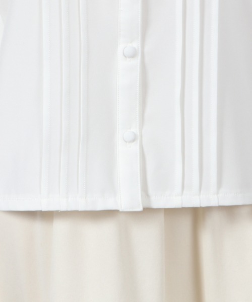 axes femme（アクシーズファム）の「レースカラーブラウス（シャツ/ブラウス・レディース・ブラック/ホワイト/サックスブルー・MEDIUM）」の12枚目の写真