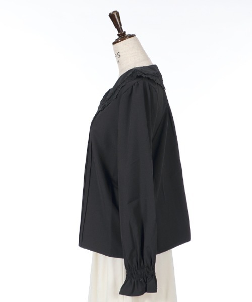 axes femme（アクシーズファム）の「レースカラーブラウス（シャツ/ブラウス・レディース・ブラック/ホワイト/サックスブルー・MEDIUM）」の17枚目の写真
