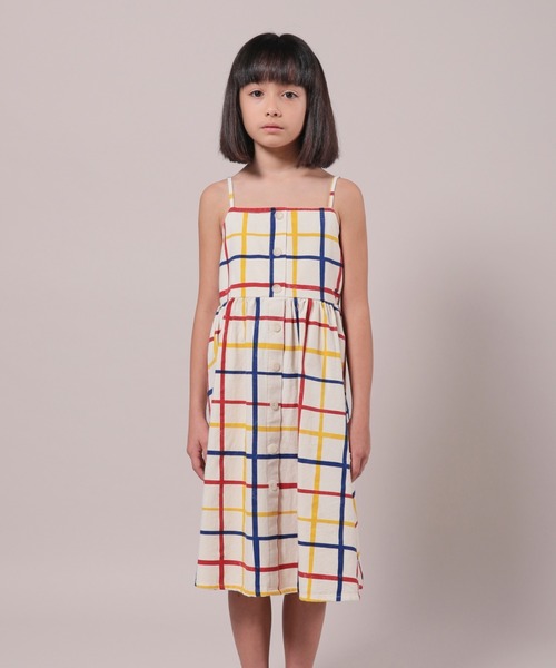 Multicolor Checkered Woven Dress