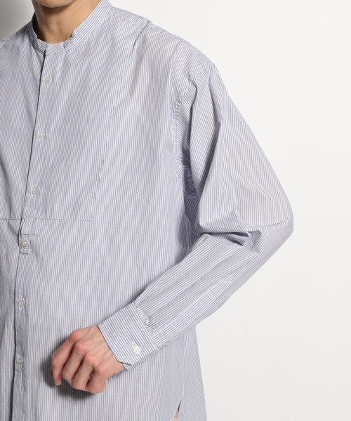 niko and...（ニコアンド）の「ストライプビブシャツ（シャツ/ブラウス・メンズ・ライトブルー/ベビーピンク・MEDIUM/LARGE）」の8枚目の写真