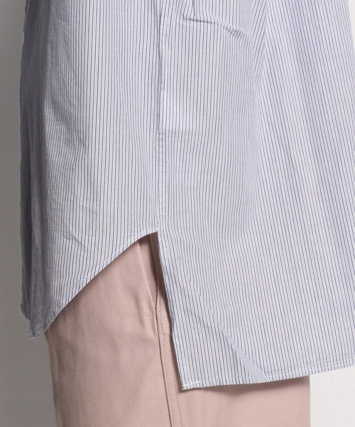 niko and...（ニコアンド）の「ストライプビブシャツ（シャツ/ブラウス・メンズ・ライトブルー/ベビーピンク・MEDIUM/LARGE）」の10枚目の写真