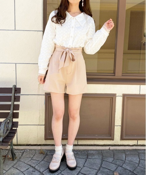 apres jour（アプレジュール）の「コットンセーラー襟ブラウス【ZOZOTOWN限定アイテム】【3AP】（シャツ/ブラウス・レディース・オフホワイト・フリー/X-LARGE）」の6枚目の写真