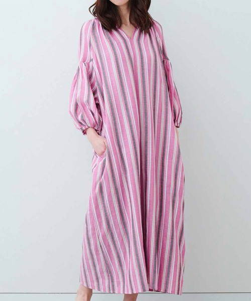 MSGM　可愛いピンクストライプワンピース MSGM 可愛いピンクストライプワンピース - メルカリ