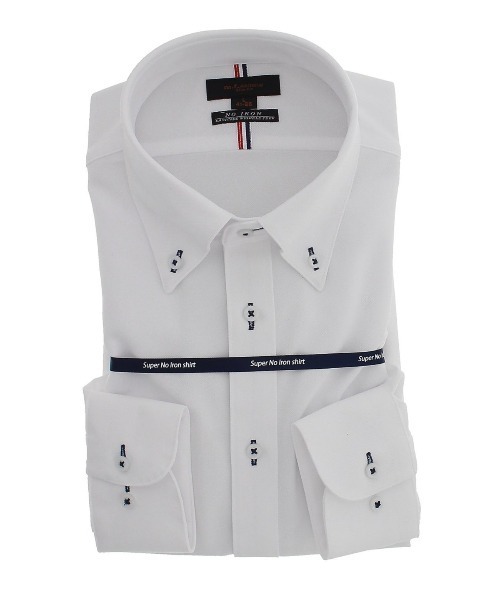 エムエフエディトリアルメンズ M F Editorial Men ノーアイロンストレッチ ボタンダウン ビジネスドレス長袖ニットシャツ ビジネスシャツ M F Editorial エムエフエディトリアル のファッション通販 Zozotown